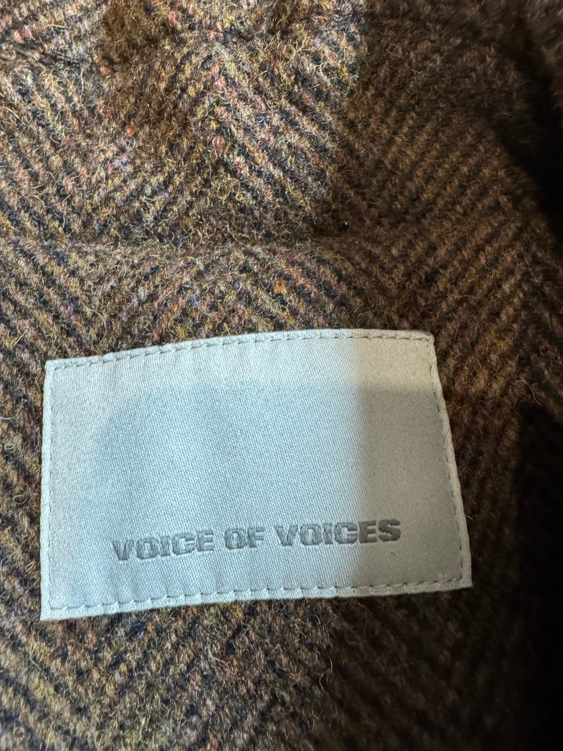 vov 보브 헤링본 울 코트 상품이미지2