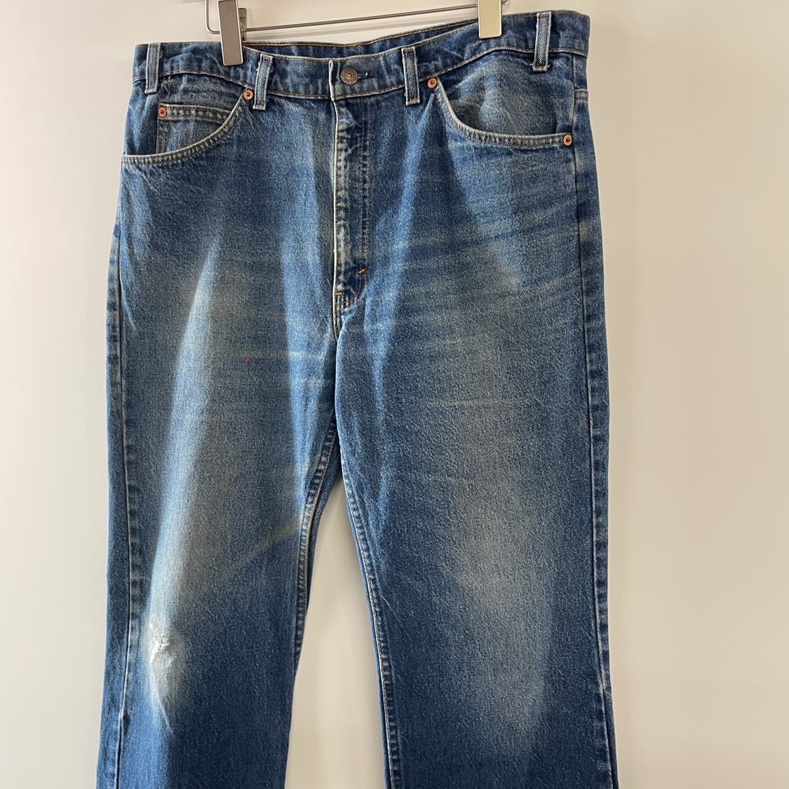 90s 리바이스 517 오렌지탭 부츠컷 데님팬츠 USA 상품이미지3