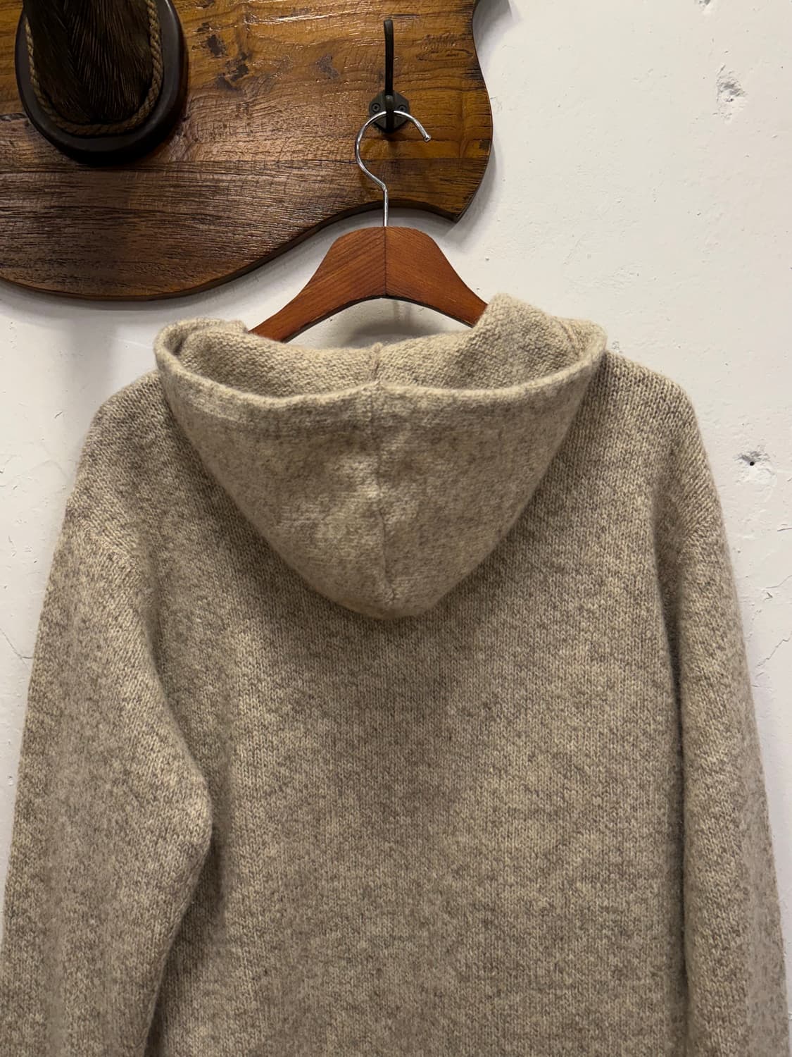 M) USA Ragg Wool Knit Hoodie 상품이미지6