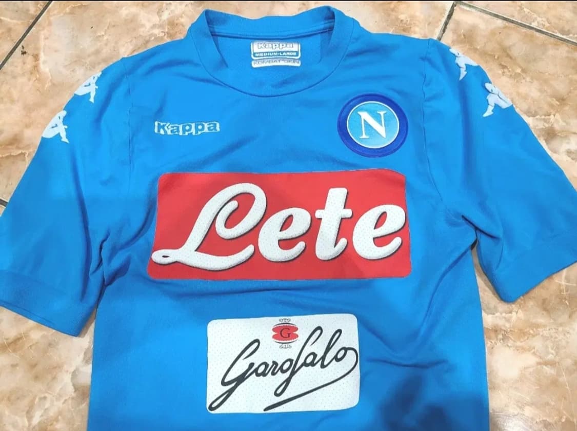 Kappa 16 17 나폴리 올드레플 축구져지 상품이미지2