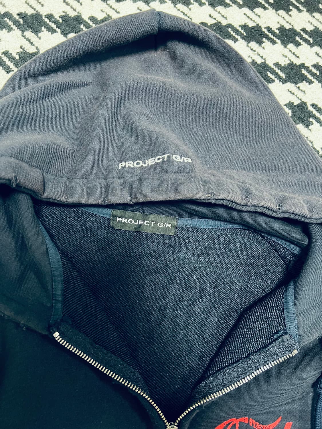 2) 프로젝트지알 해피니스 집 후디 네이비 상품이미지4