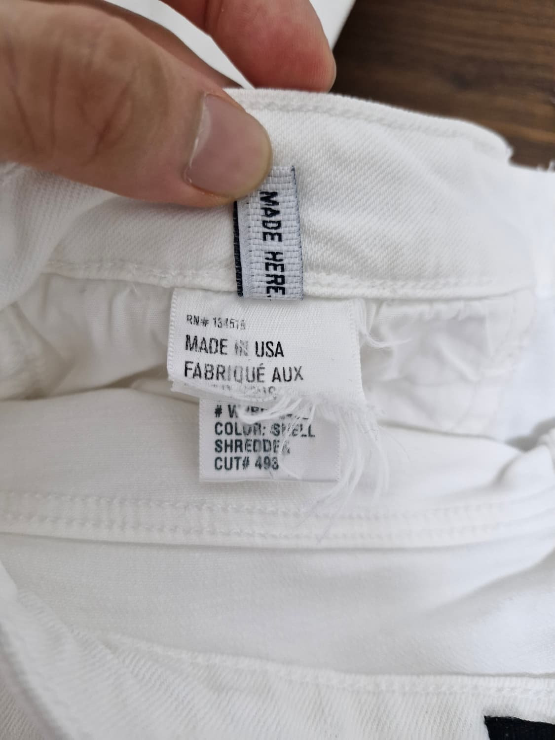 [24] 3x1 화이트 디스 스키니 데님진 상품이미지6