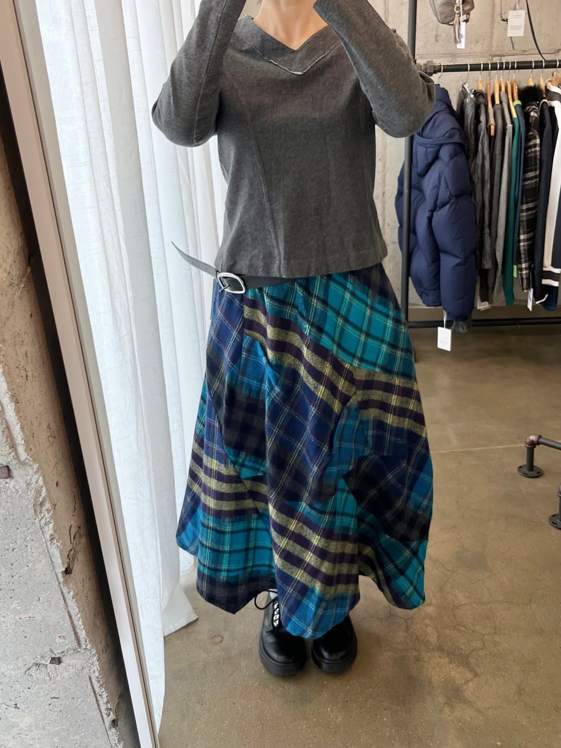 히로코비스 절개 라인 롱슬리브 상품이미지3