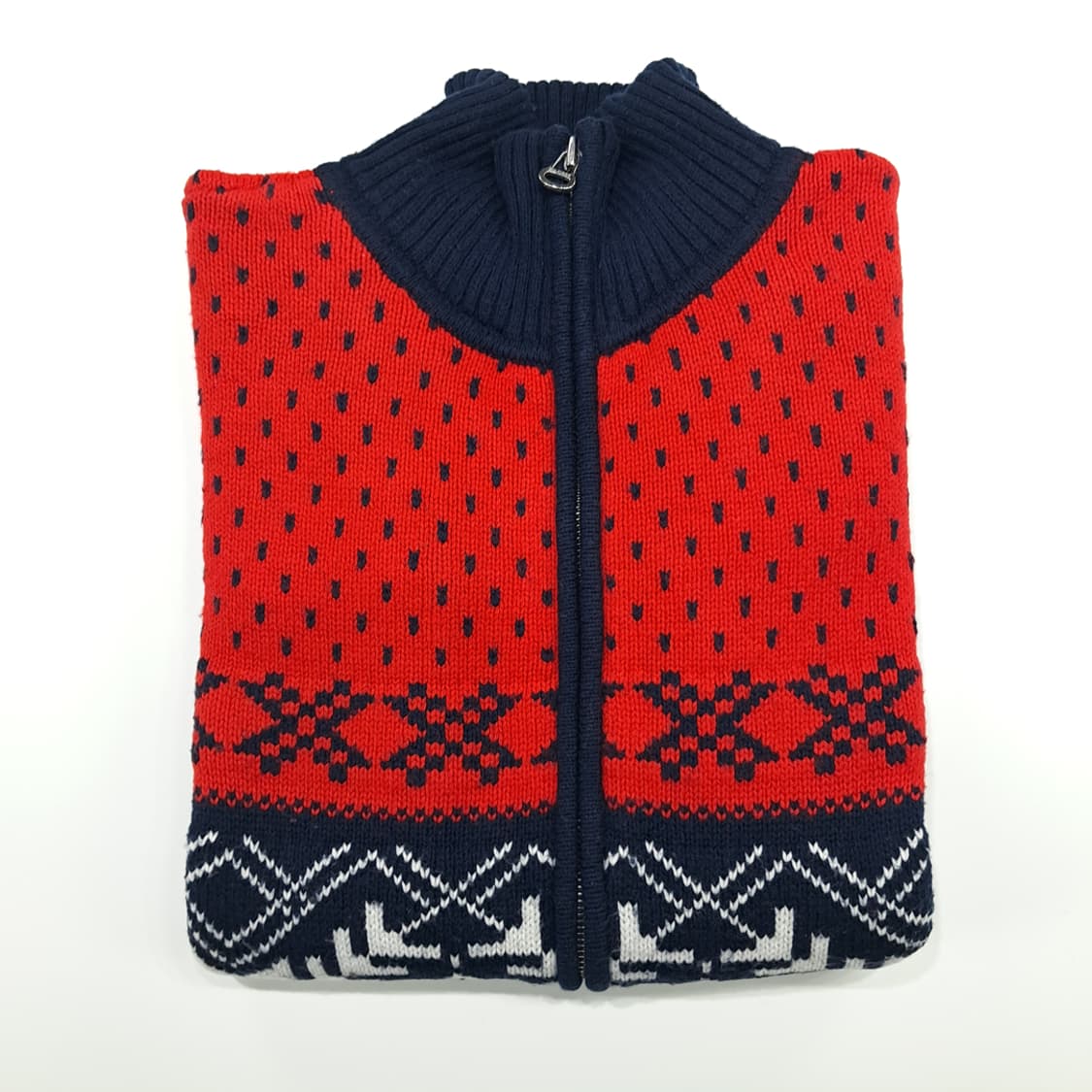 CN973 S 타미힐피거 노르딕 스노우 풀집업 니트 스웨터 상품이미지9