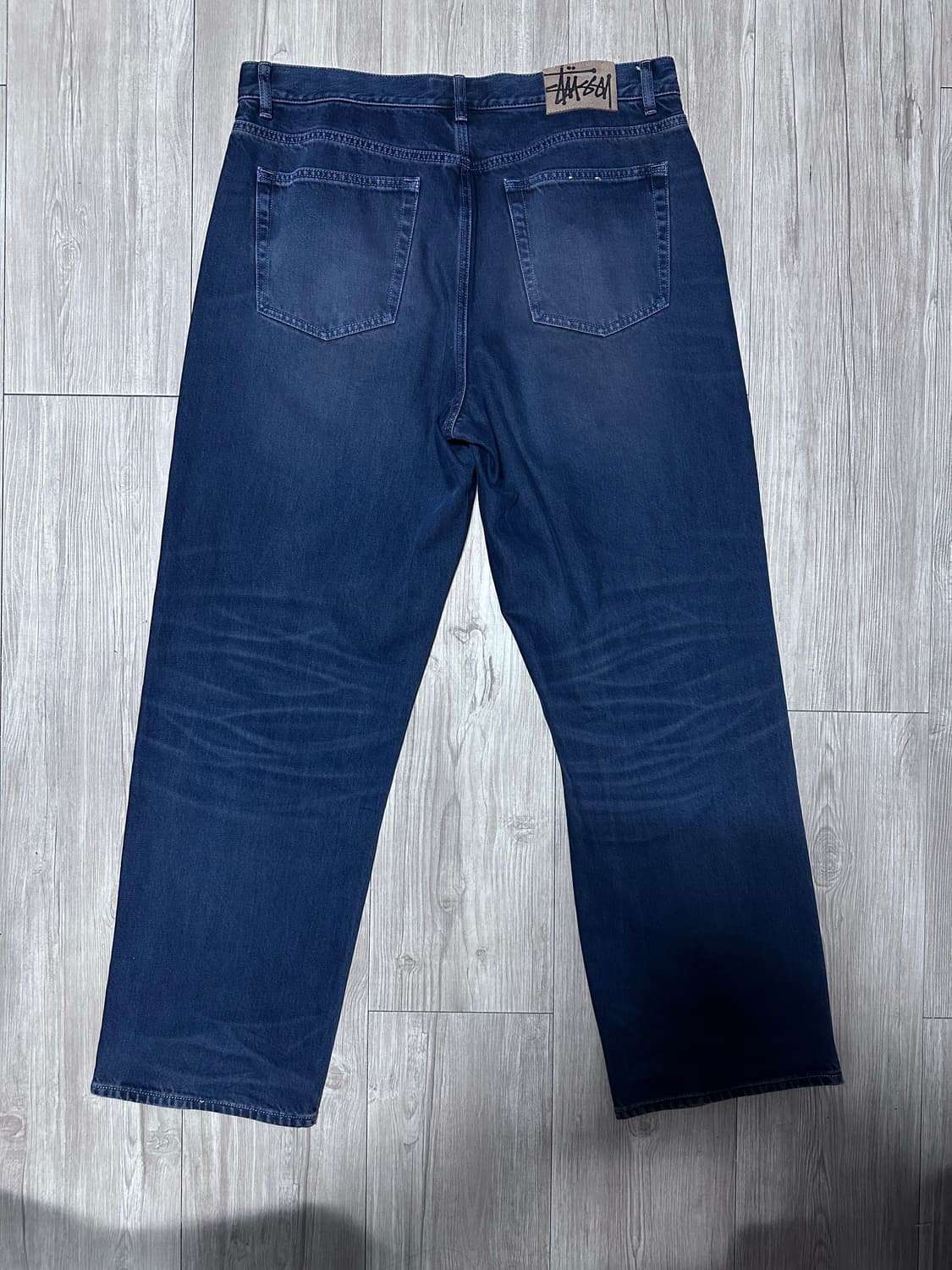 스투시 데님 빅 올 진 빈티지 워시 블루 34 상품이미지3