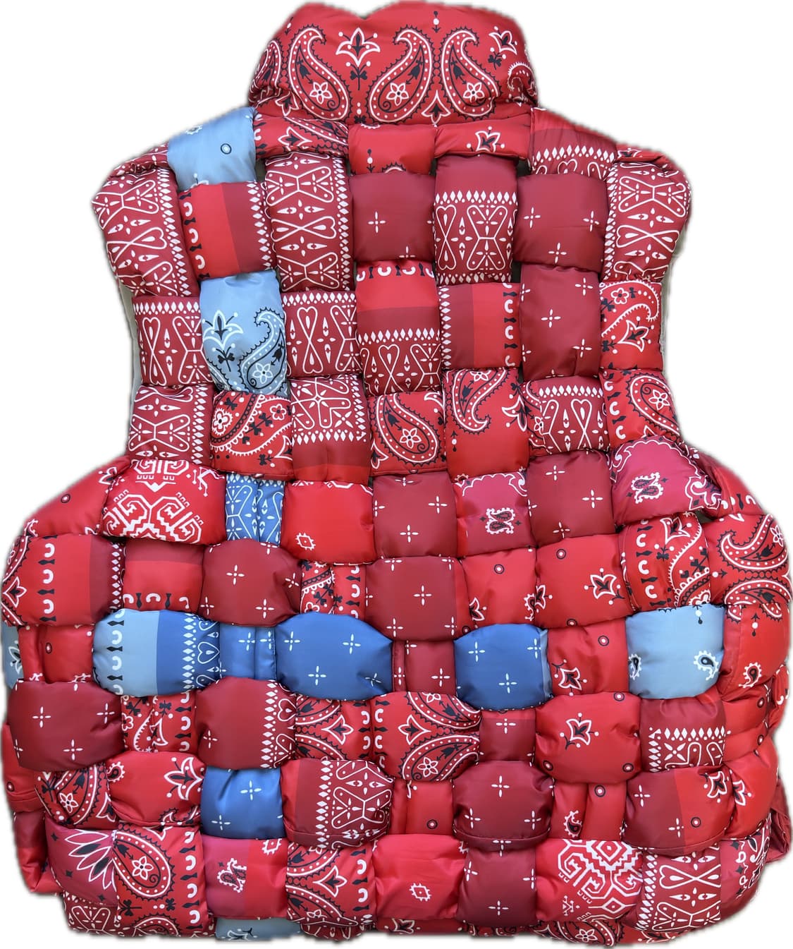 [ M ] 캐피탈 반다나 위빙 패딩 베스트 상품이미지2