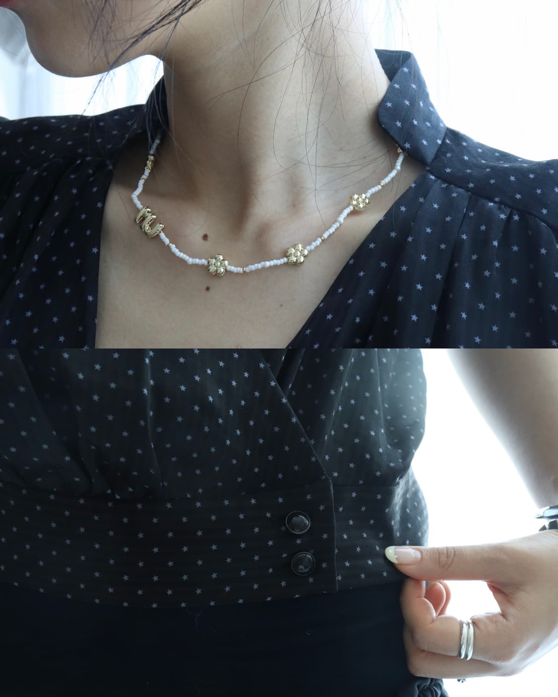 [Hysteric Glamour] Black Star Blouse 상품이미지3