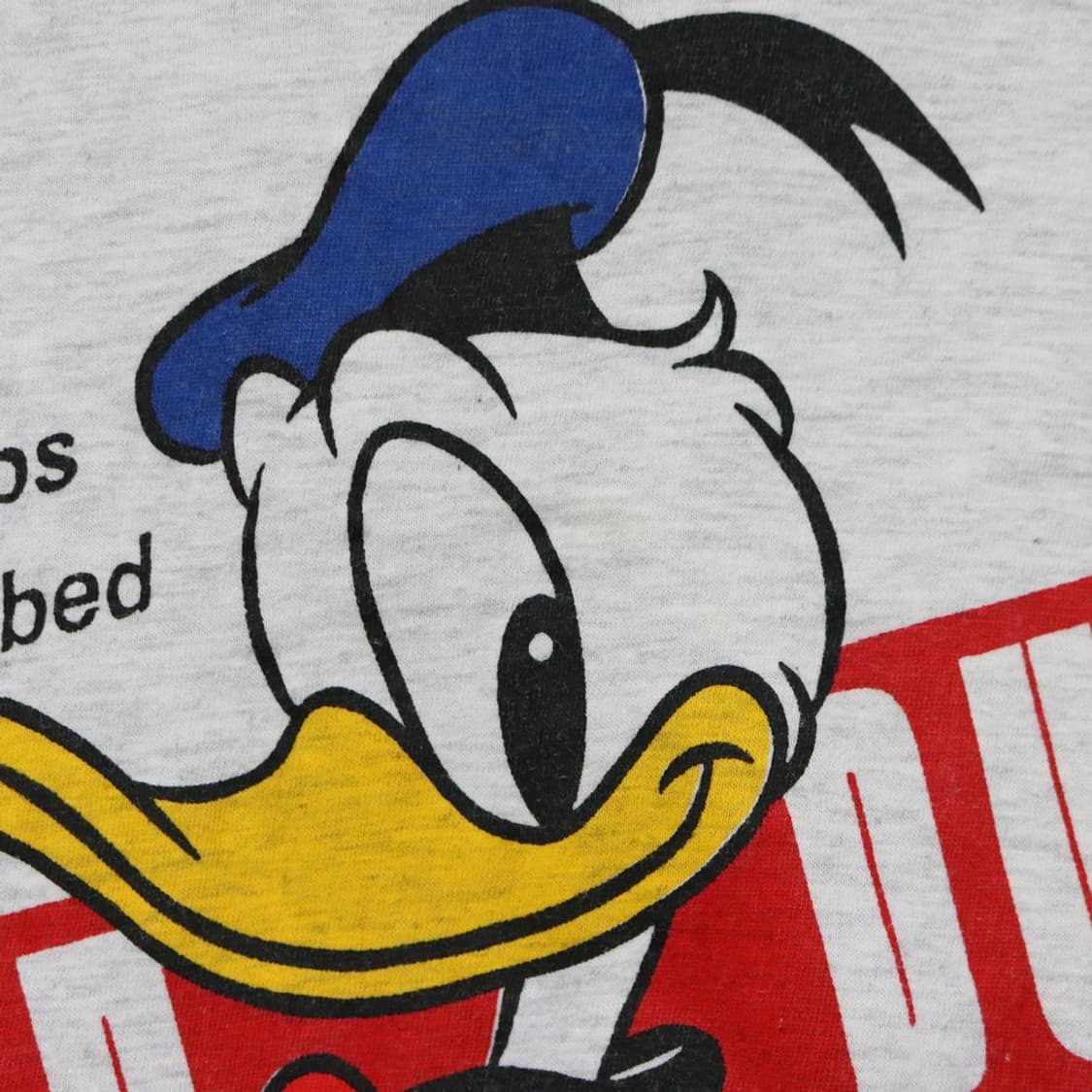 90'S DISNEY 도날드덕 프린트 티셔츠 68977 상품이미지4