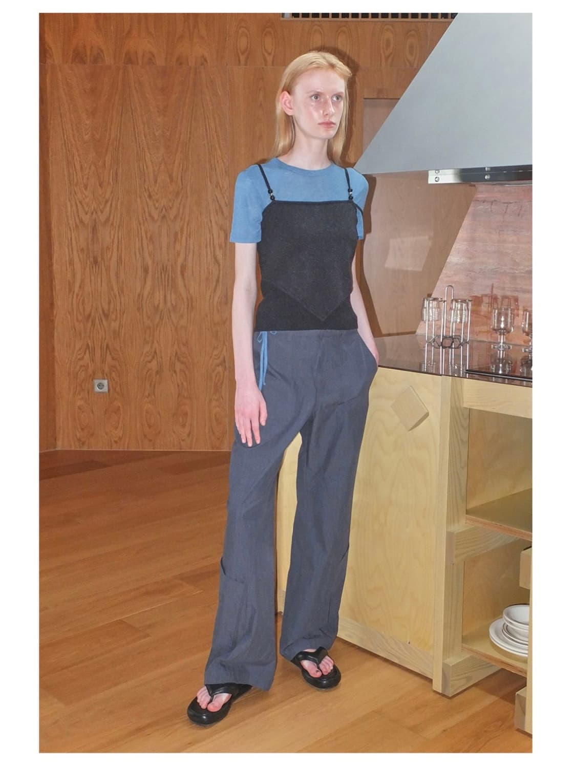 엔오르 RHOMBUS BEADS TOP 상품이미지1