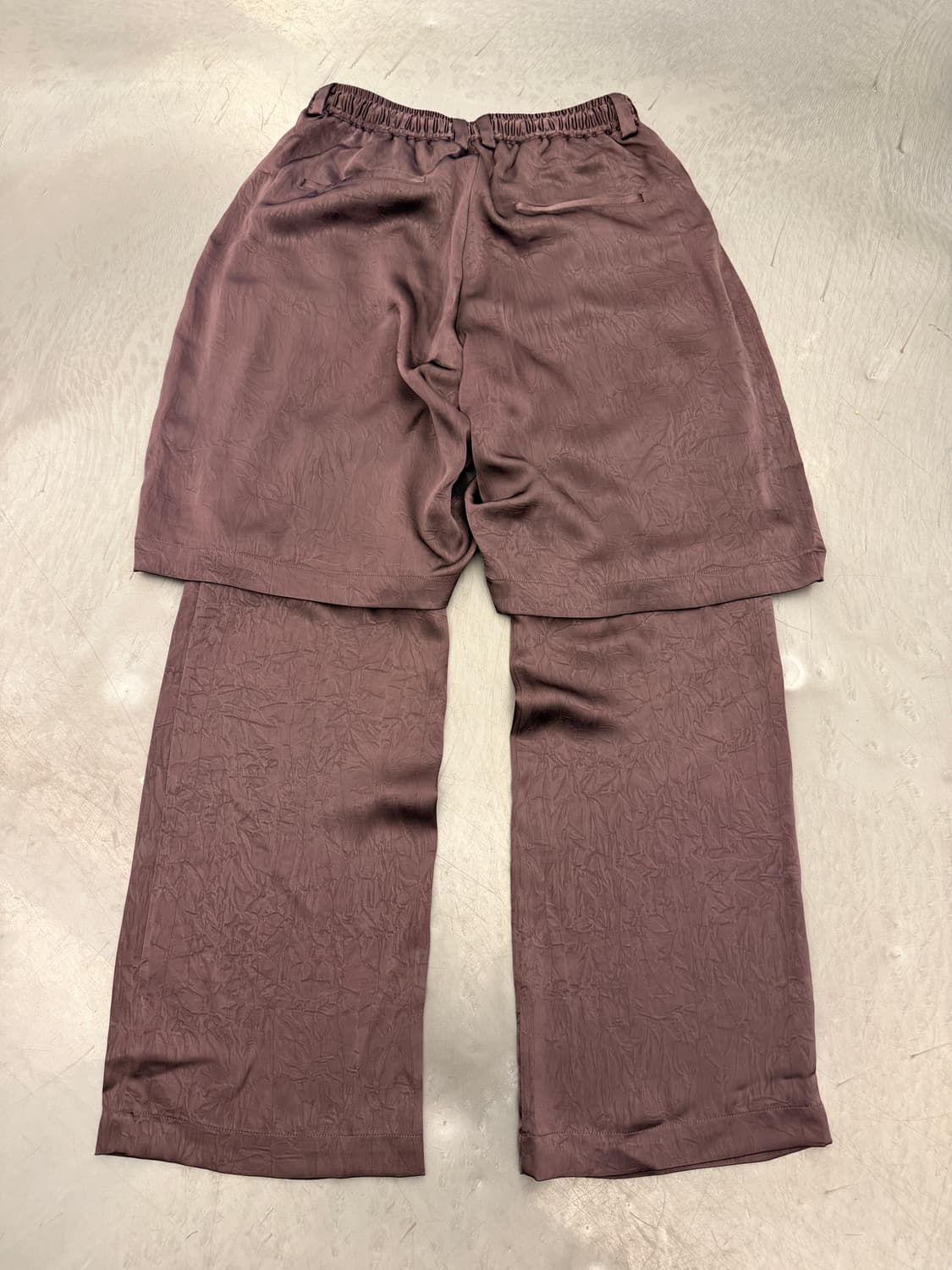 HARE 2WAY LAYERED PANTS 레이어드 와이드팬츠 상품이미지2