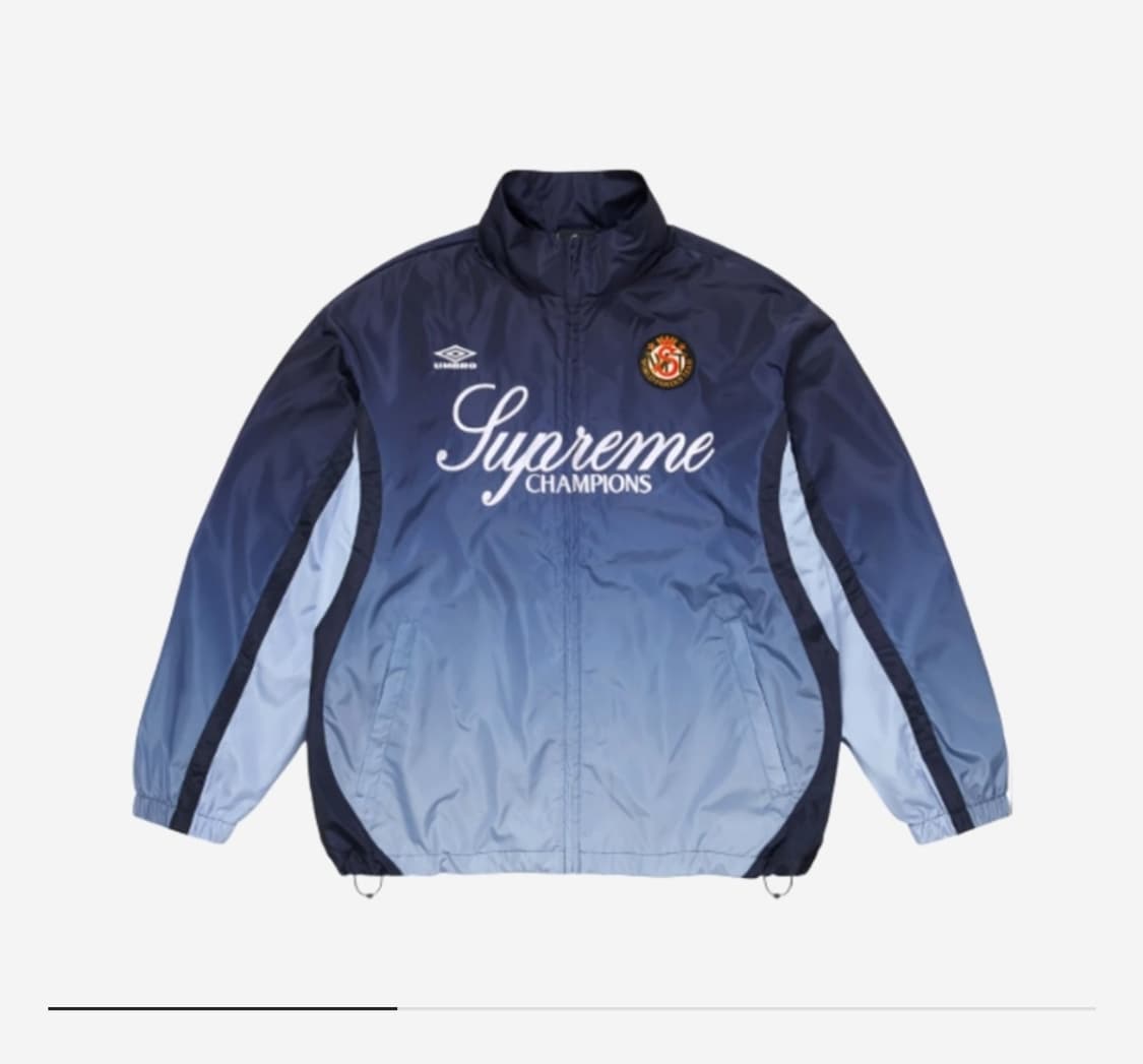 [교환](L > M)슈프림 x 엄브로 그라디언트 트랙 자켓 - 네이비 상품이미지1