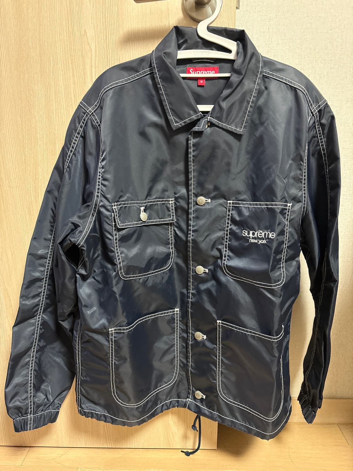 슈프림 나일론 초어 코트 네이비 상품이미지1