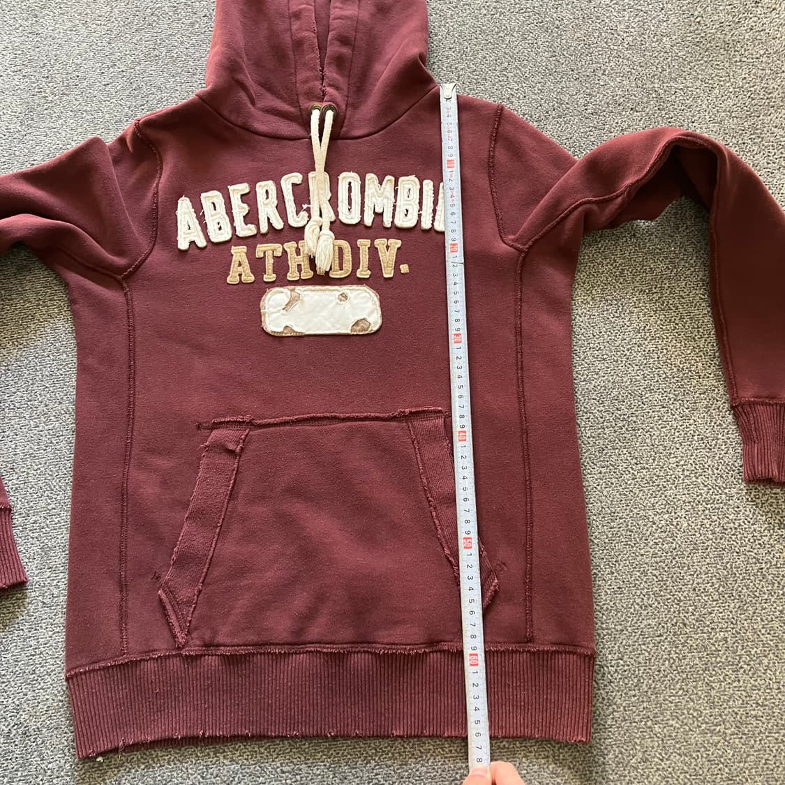 401 아베크롬비 후드티 와인 상품이미지5