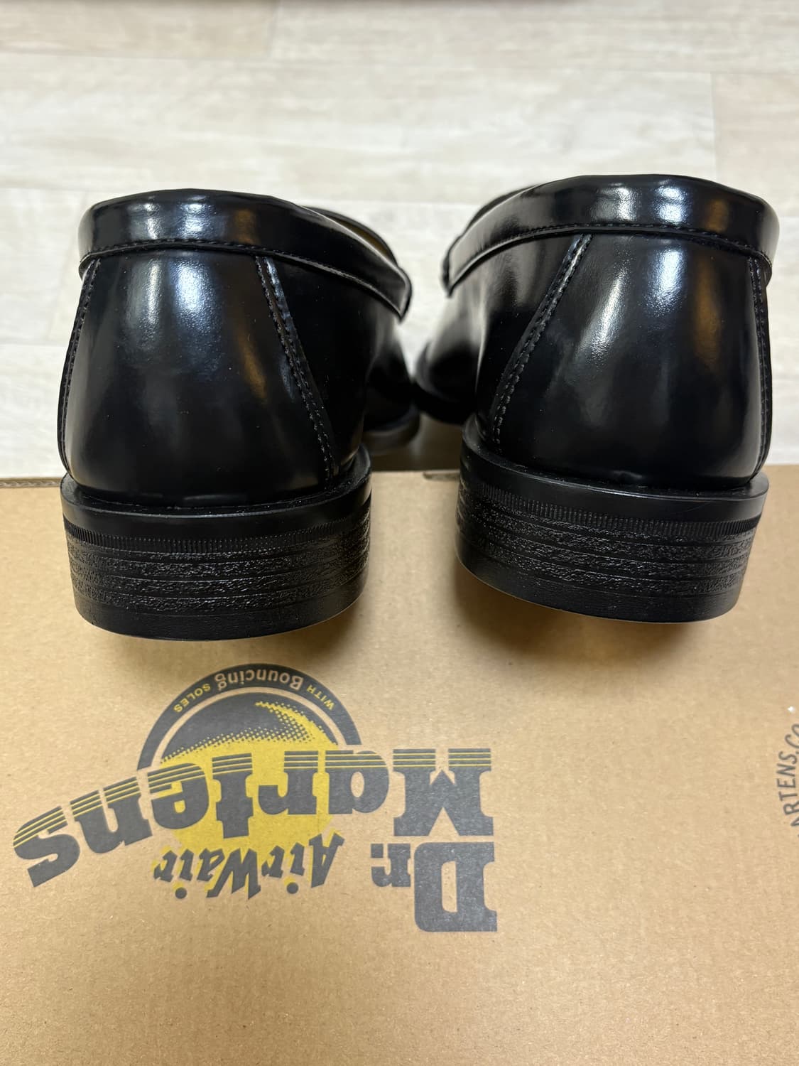 하루타 pu 페니로퍼 블랙 265 새상품 상품이미지6