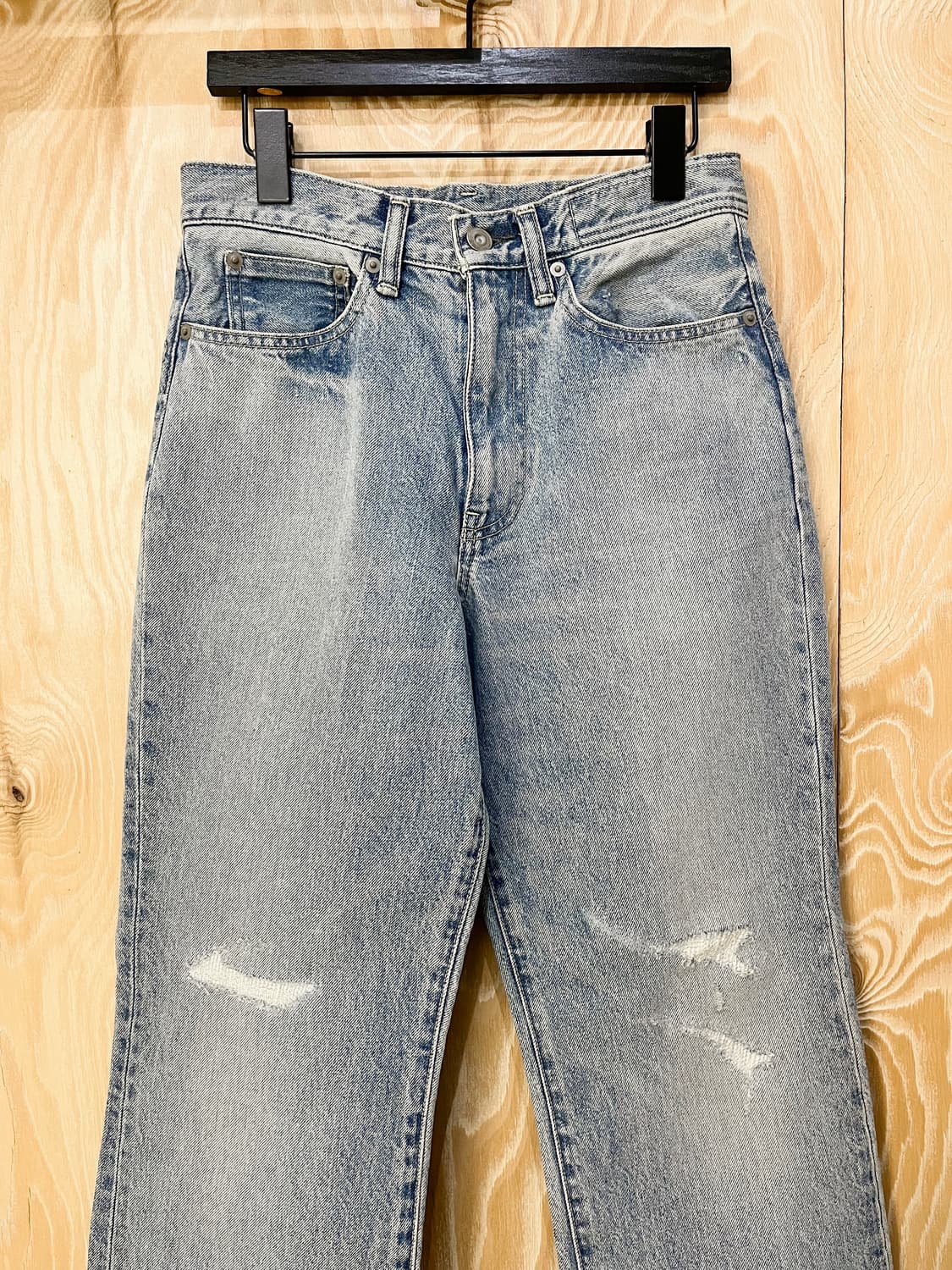 쿠로 백 스티치 데님 팬츠 상품이미지3