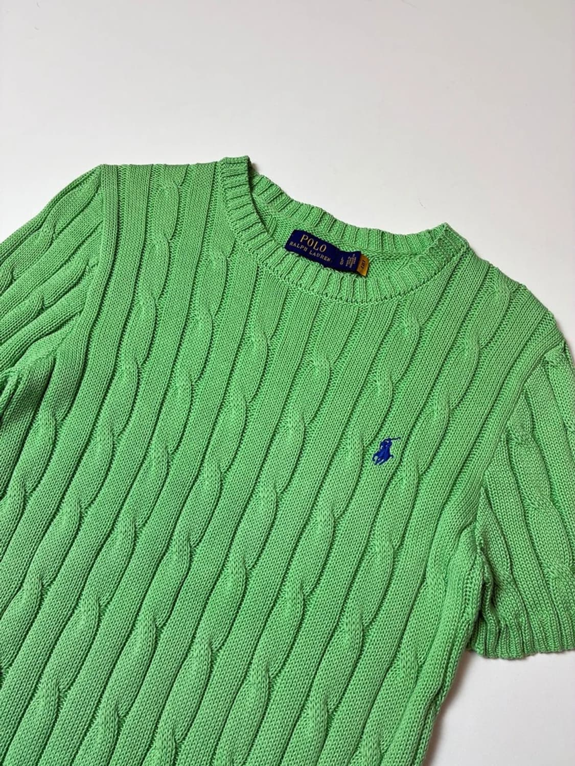 폴로 랄프로렌 큐알 신형 우먼스 반팔 니트 PN8099 상품이미지2
