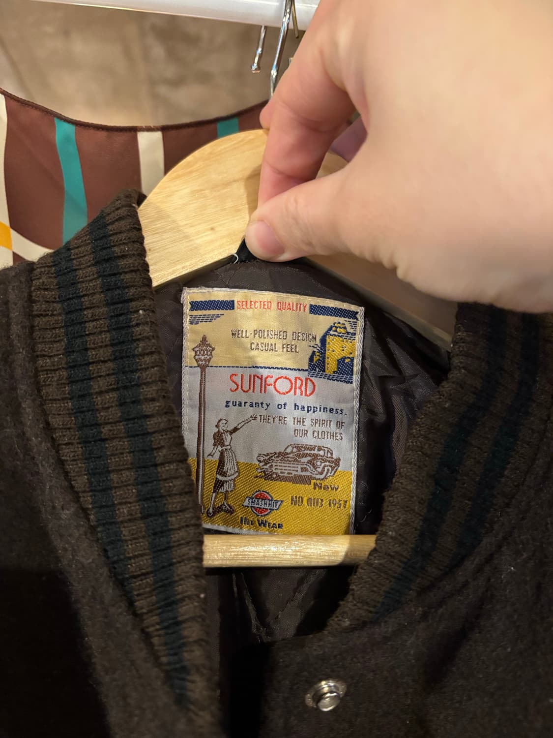 선포드 올드스쿨 바시티 자켓 상품이미지4