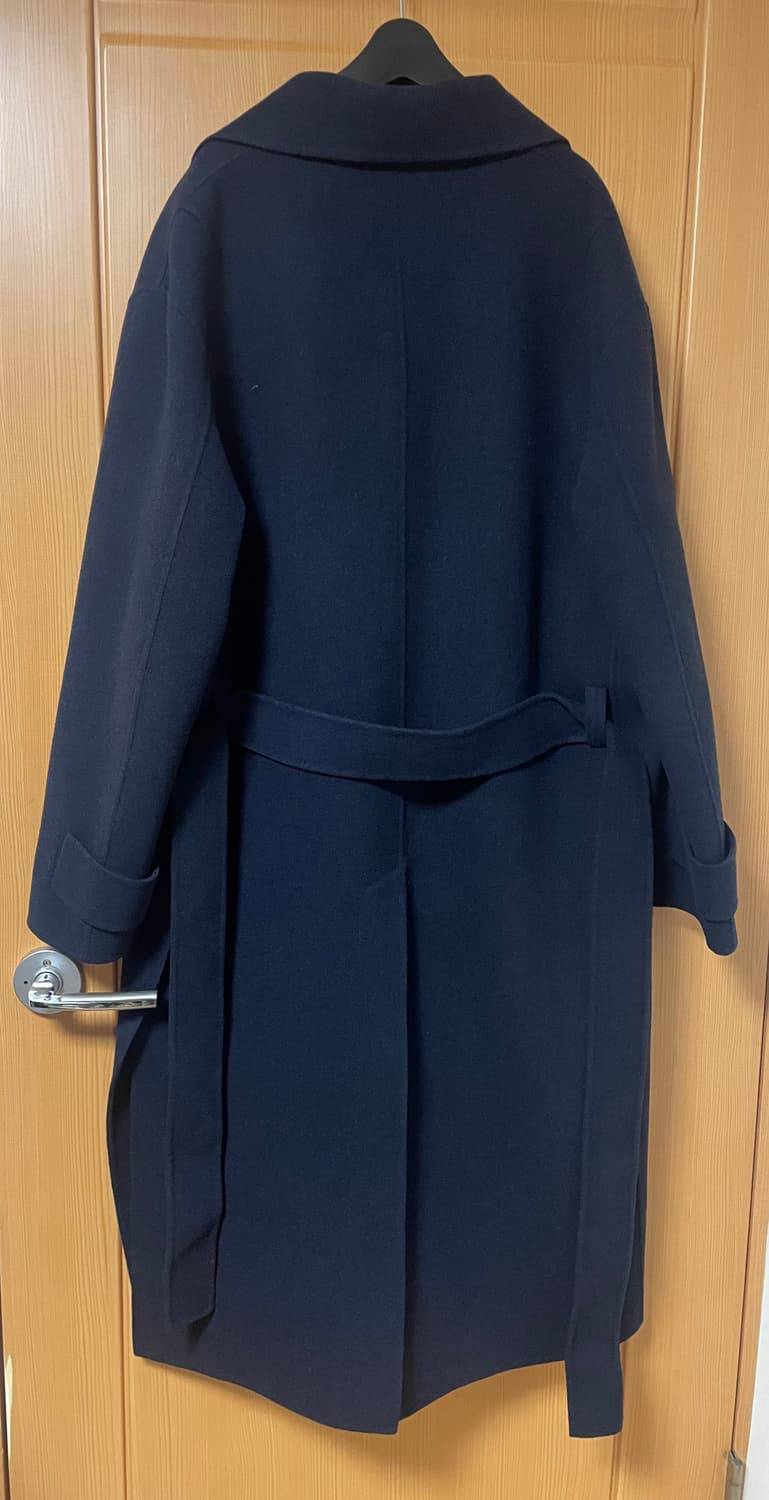 타임옴므 /  울 캐시미어 블랜디드 롱코트/ 105/ 네이비 상품이미지10