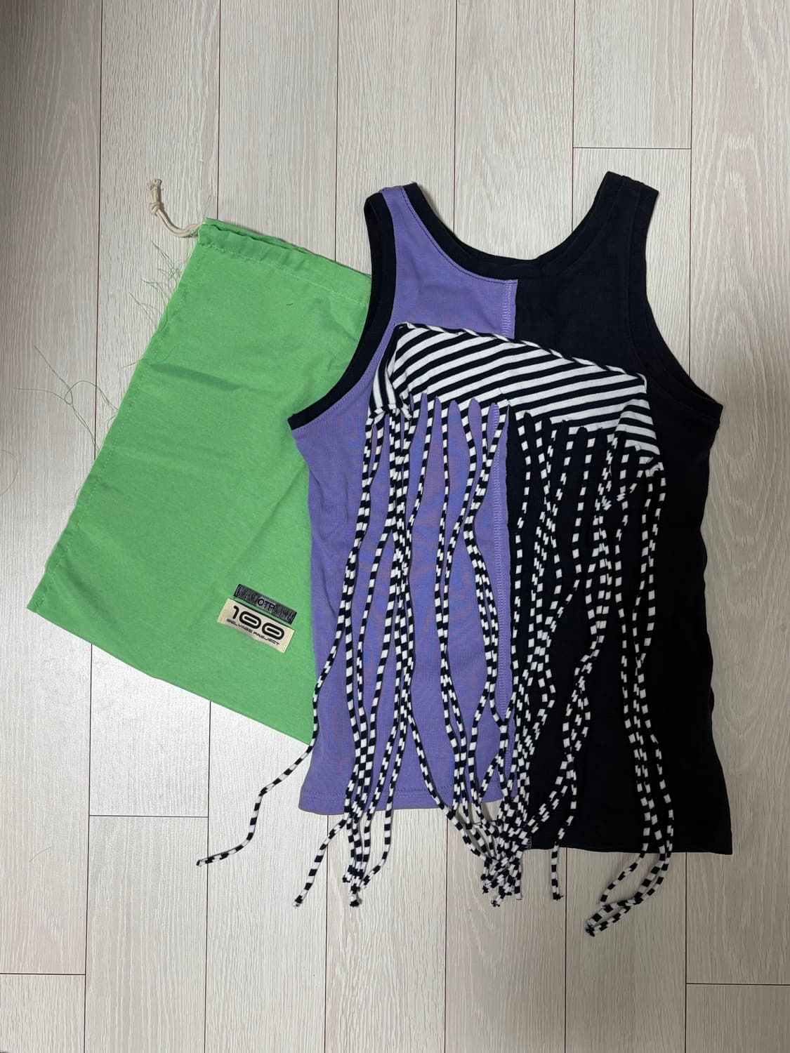 셀비지프로젝트 Door curtain sleeveless (OS) 상품이미지3