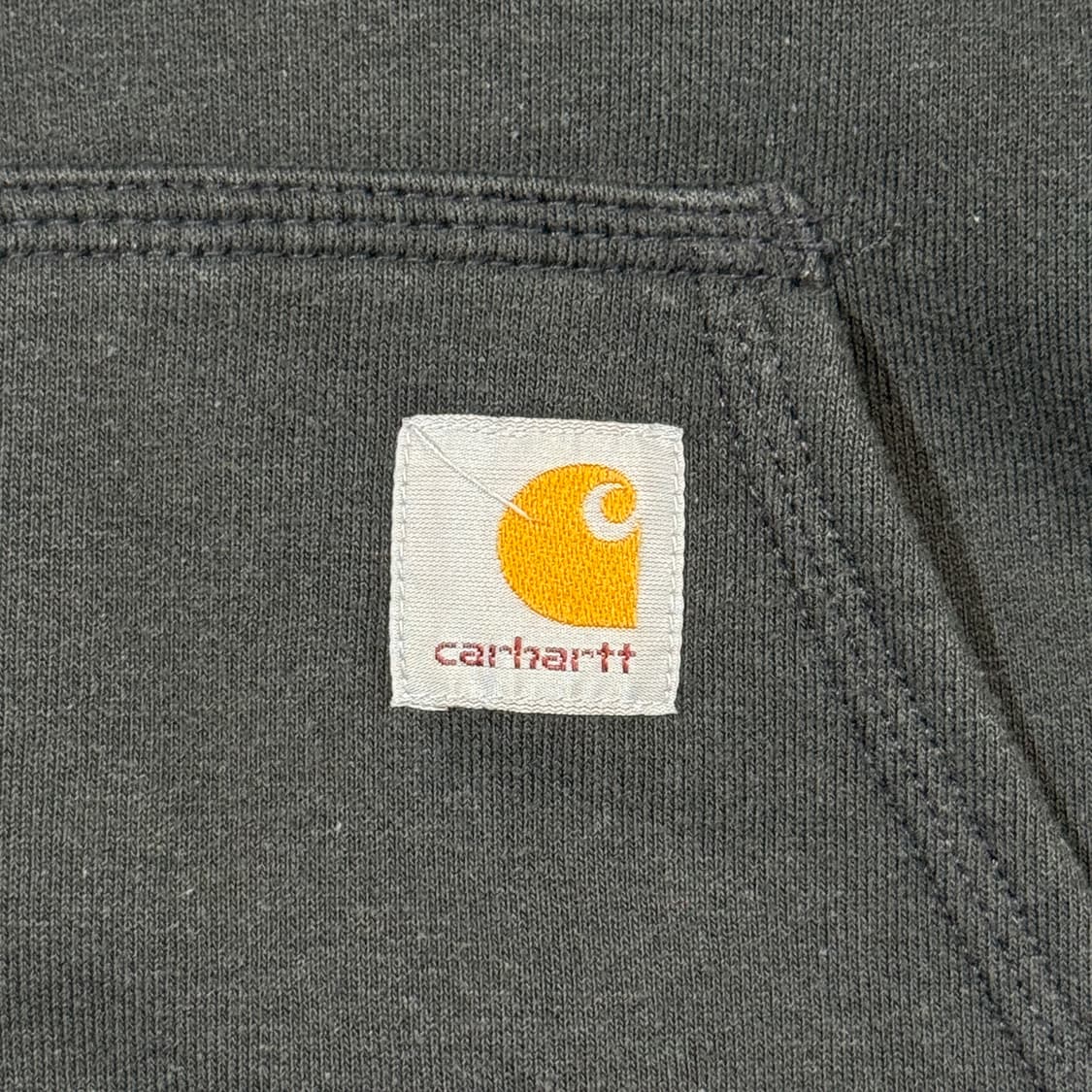 XXL) 칼하트 미드웨이트 루즈핏 후드집업 블랙 상품이미지4