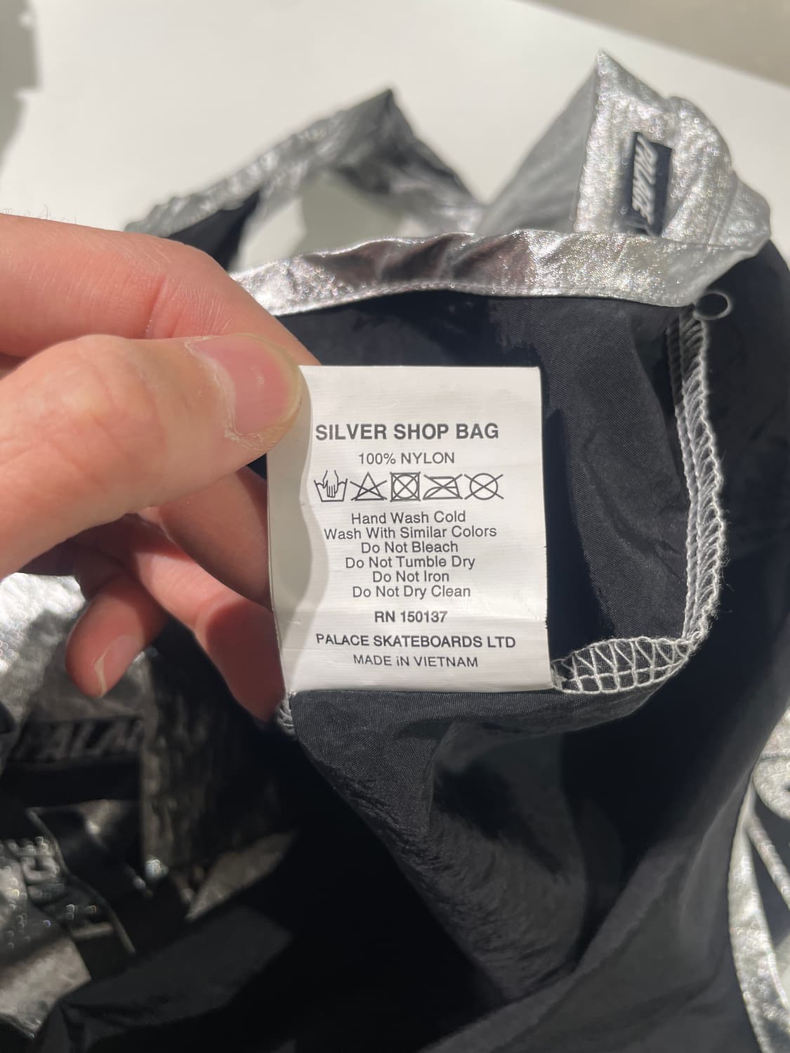 팔라스 실버 샵 나일론 토트백 상품이미지8