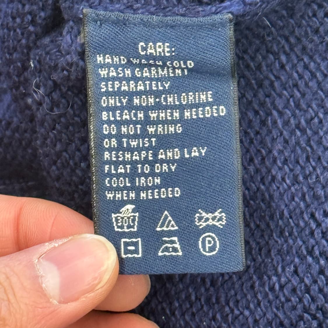 S 폴로랄프로렌 스포츠 여성용 네이비 브이넥 니트 상품이미지5