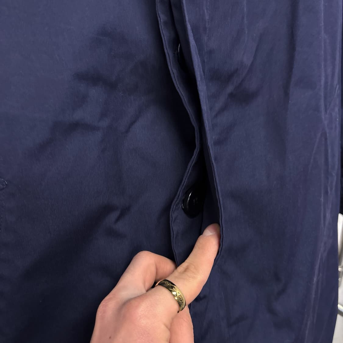 70s 오리지널 밀리터리 U.S 에어포스 올웨더 코트 내피탈부착 N488 상품이미지6