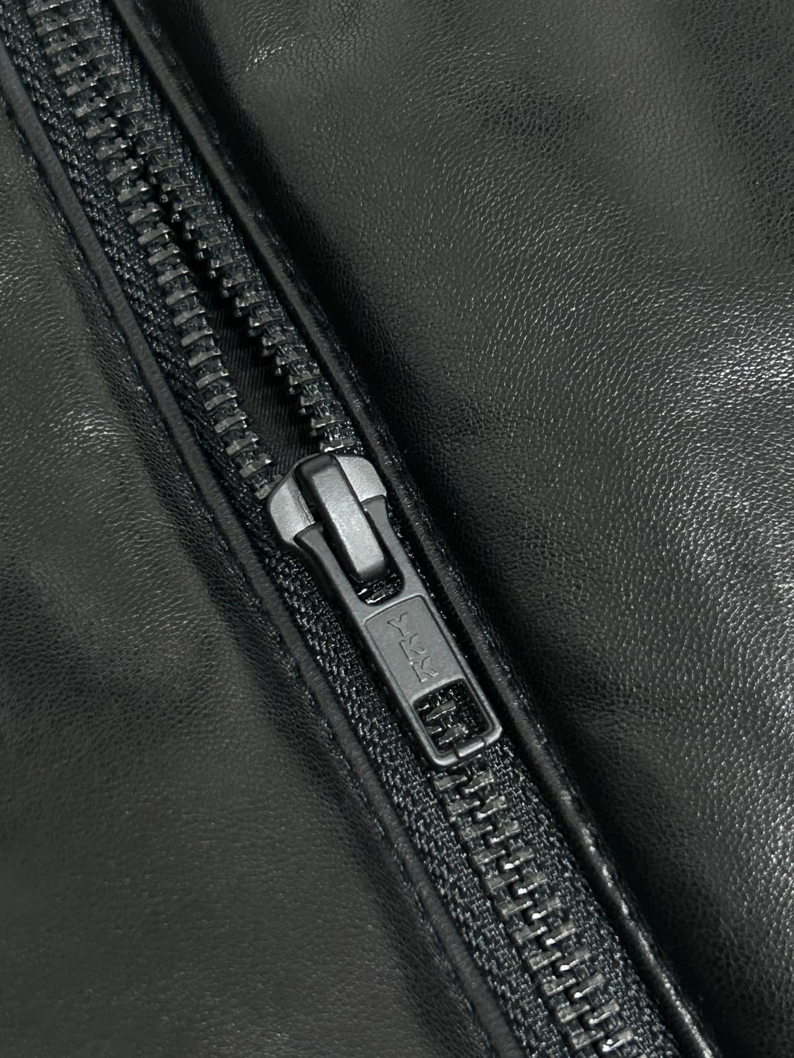 DKNY 양가죽 도톰한 봄버 가죽자켓 S 상품이미지6