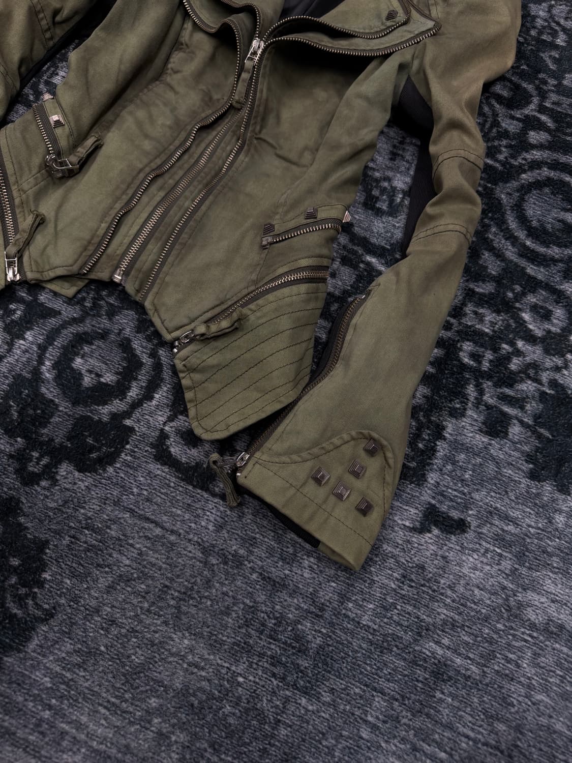 Shalang poisonous green stud rider jacke 상품이미지6