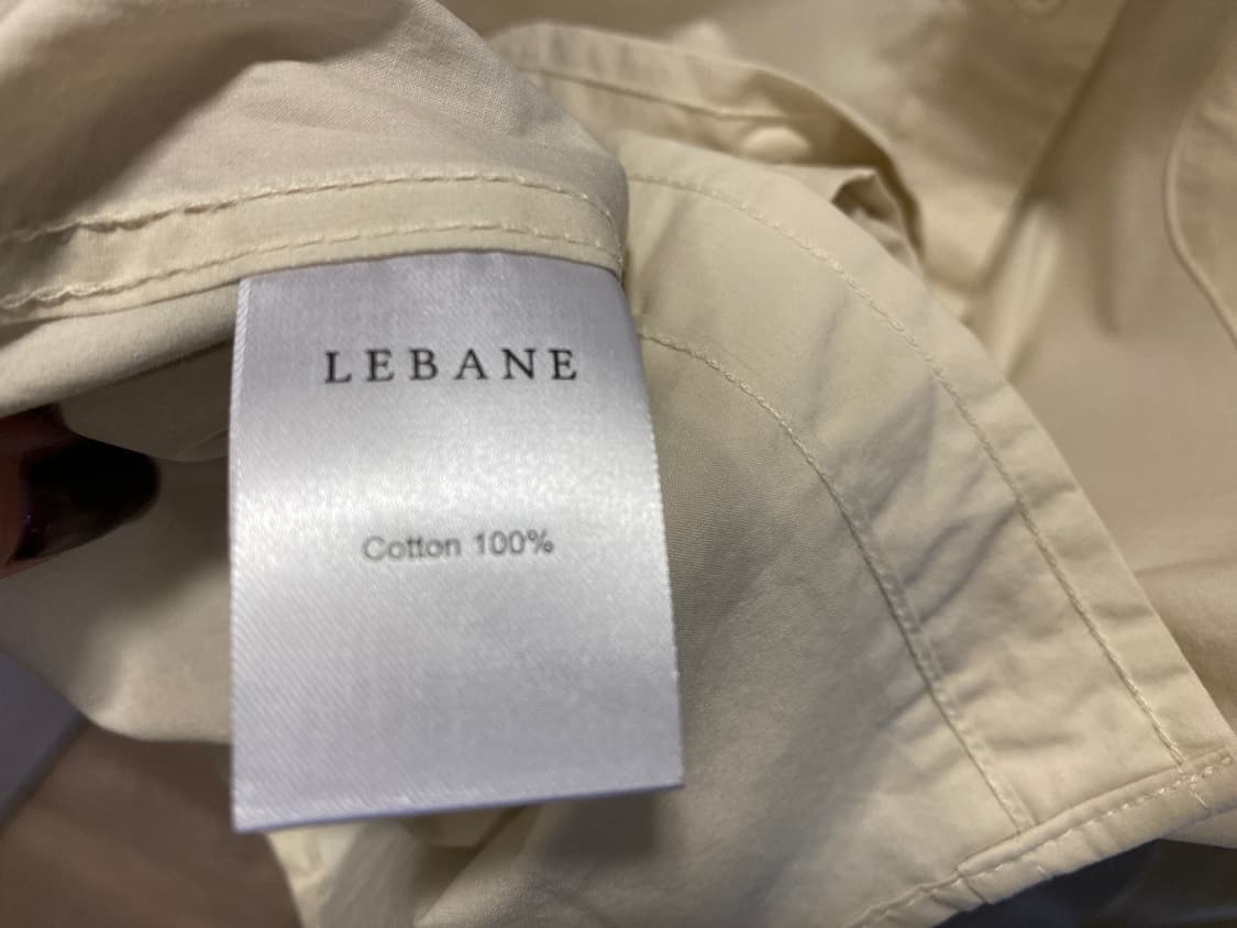 [택,새상품] REBANE 르베인 코튼 셔츠 상품이미지4