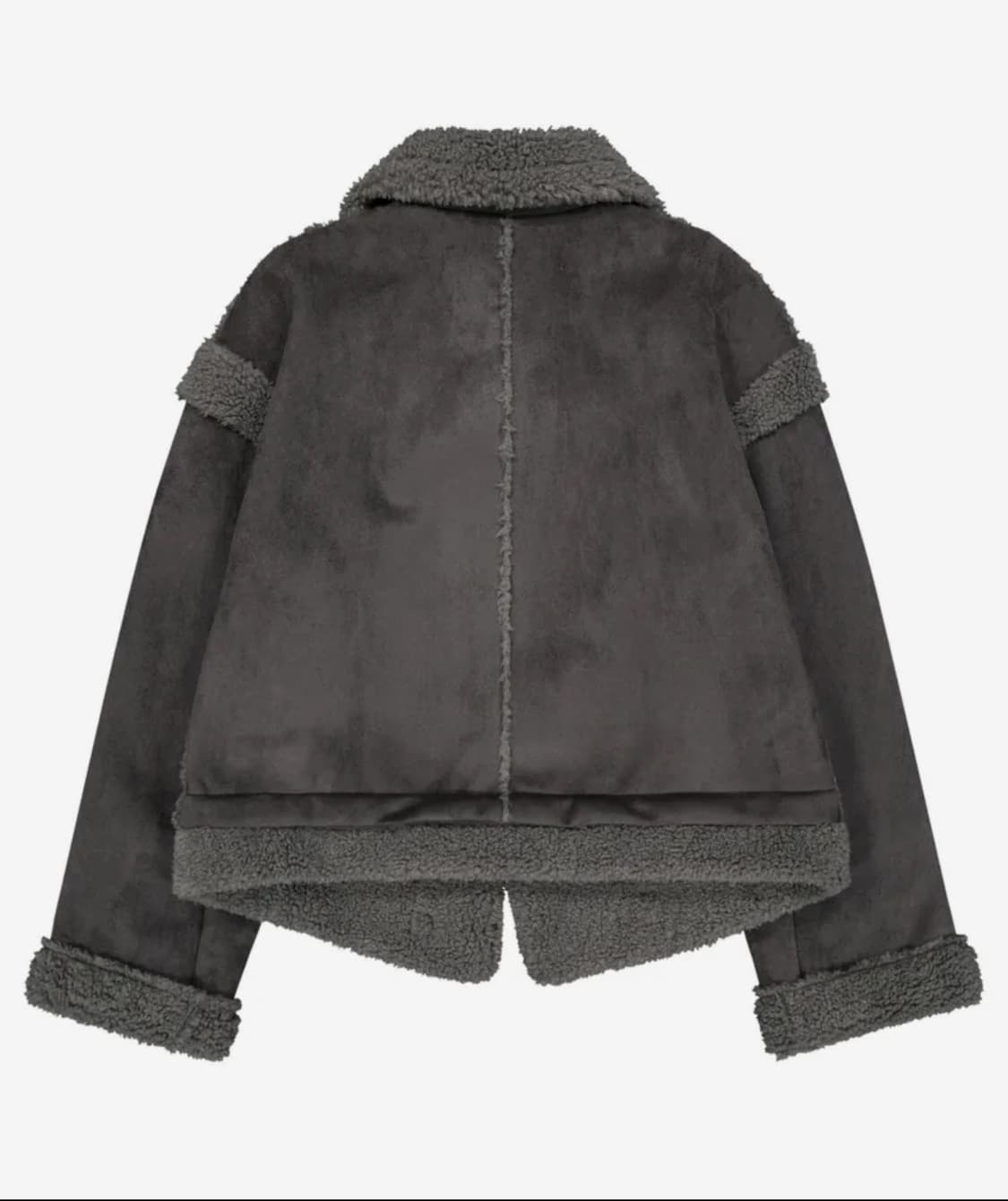 (새상품)Detachable 퍼 시어링 자켓 차코랄 상품이미지8