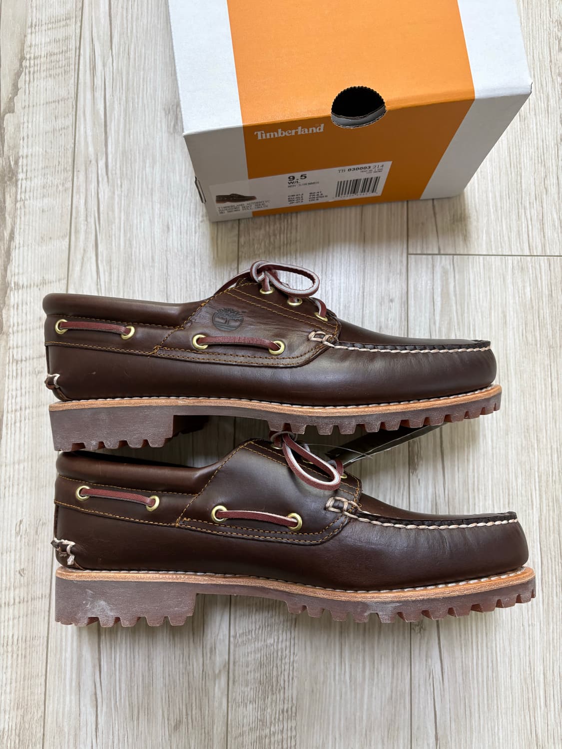 팀버랜드 3아이 보트슈즈 브라운 275 상품이미지3