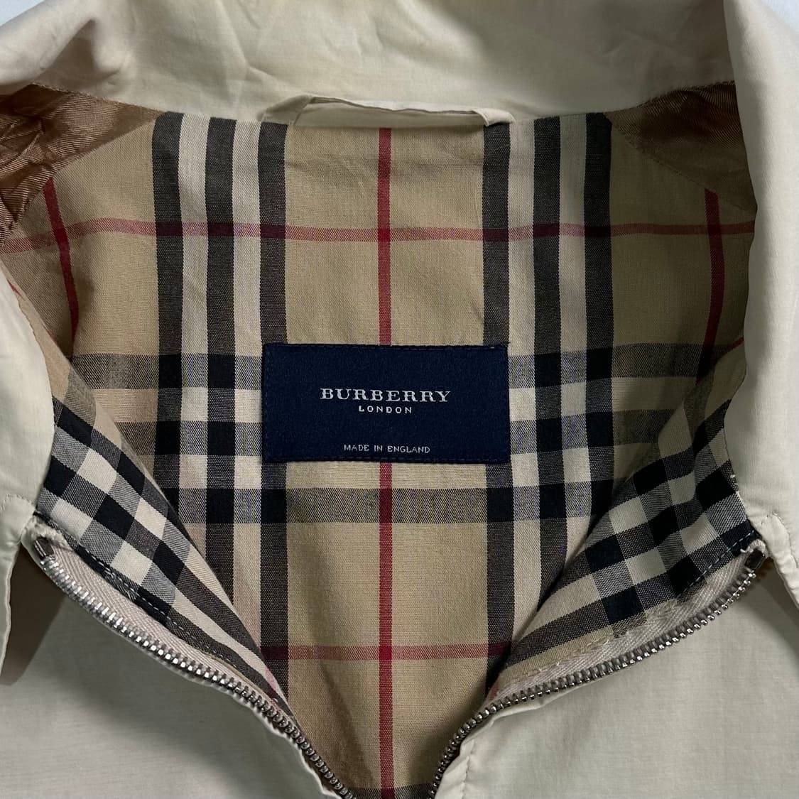 버버리 베이지 블루종 자켓 상품이미지6