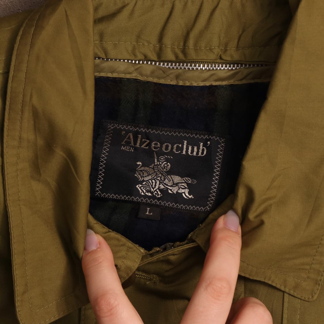 일본빈티지 나일론 블루종 봄버자켓 A1612 상품이미지3