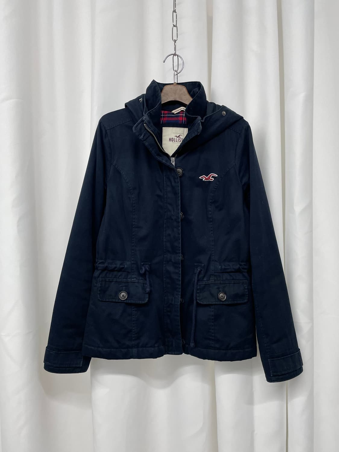 홀리스터 네이비 로고 자켓 핀터깔 상품이미지6