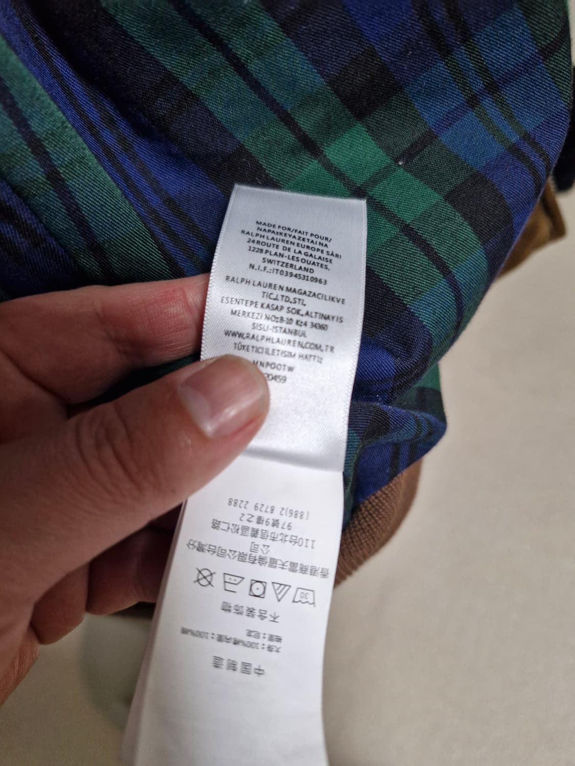 (새제품)폴로 랄프로렌 스웨이드 해링턴 봄버 자켓 L 상품이미지5