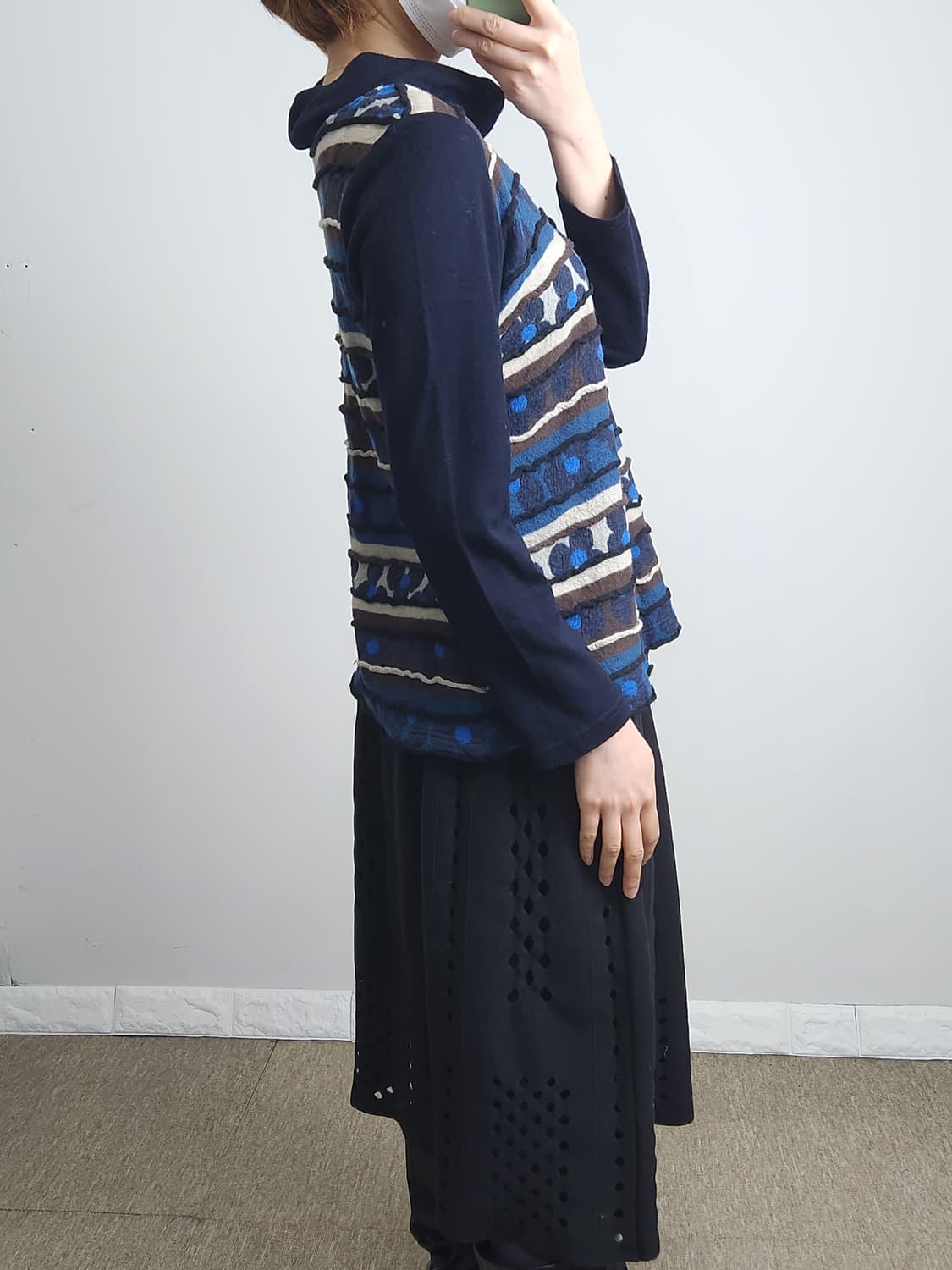 플로럴 울 탑 상품이미지4