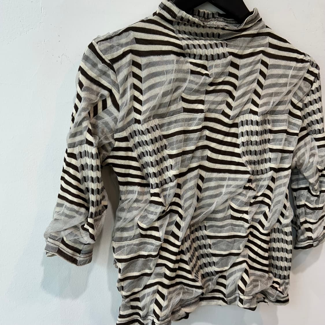 에스닉 패턴 셔링 탑 상품이미지5