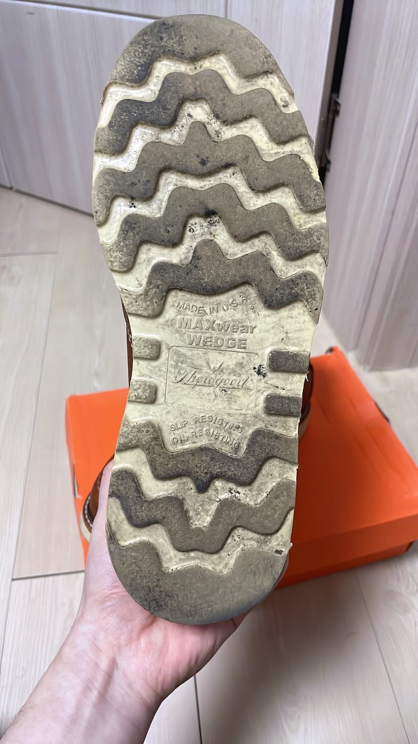 Thorogood 쏘로굿 목토 워커 부츠 브라운 7 D 250 255 상품이미지4