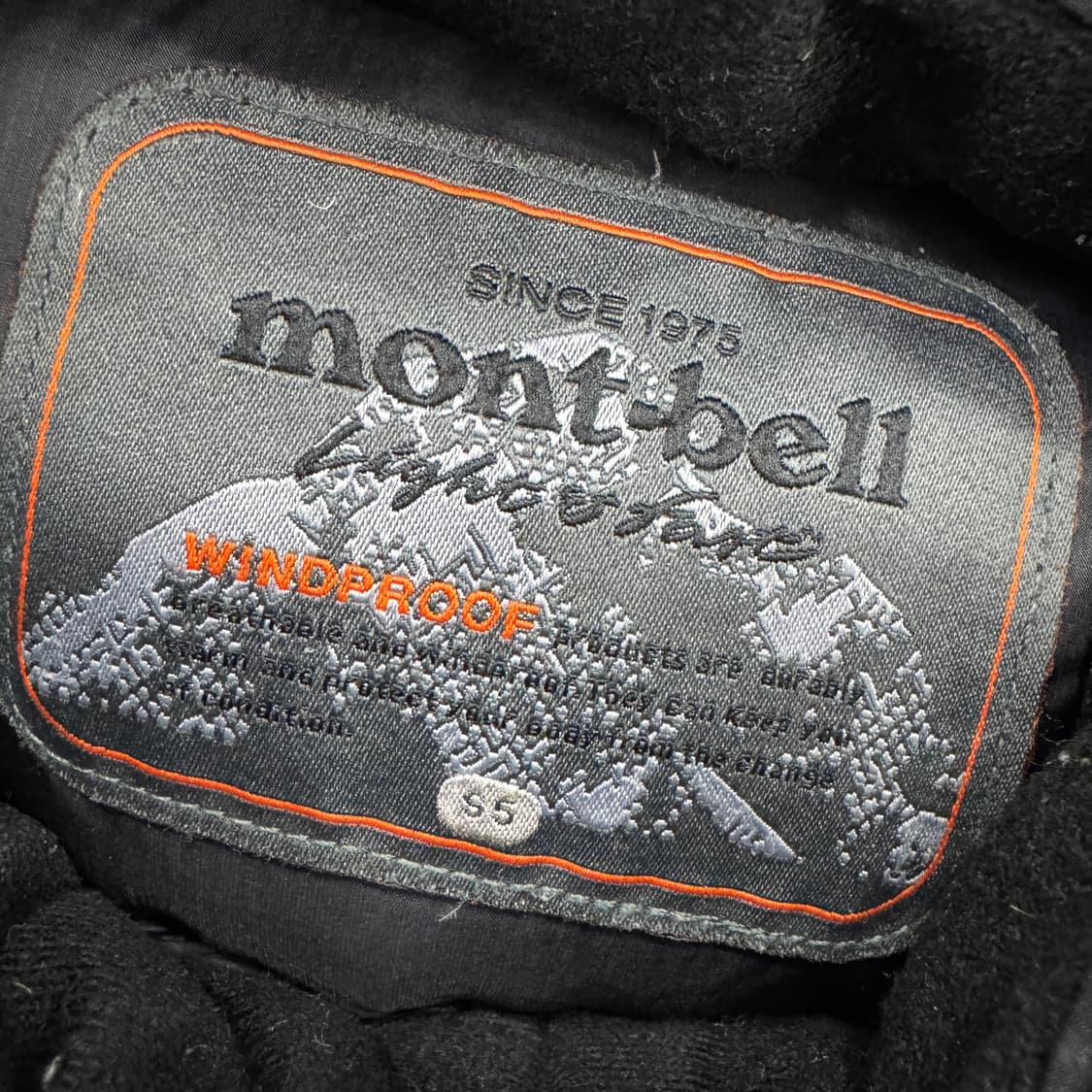 95 몽벨 윈드프루프 구스다운 패딩 자켓  상품이미지7