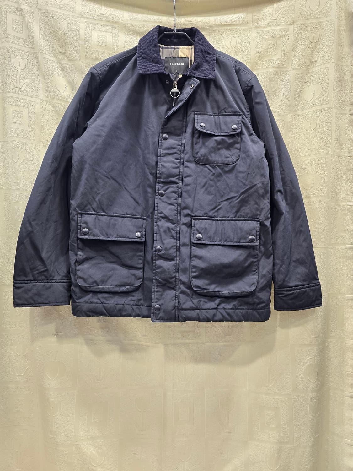 거의새거) 버커루 남성 아웃포켓 바버 자켓 L(100) 상품이미지1