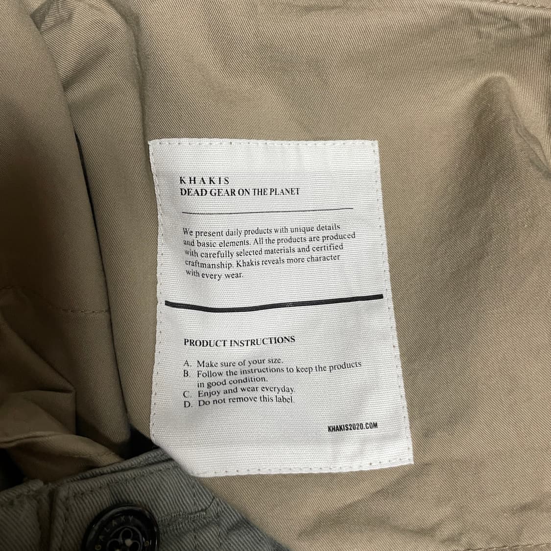 카키스 khakis 하이커 쇼츠 (L, 그레이) 상품이미지5