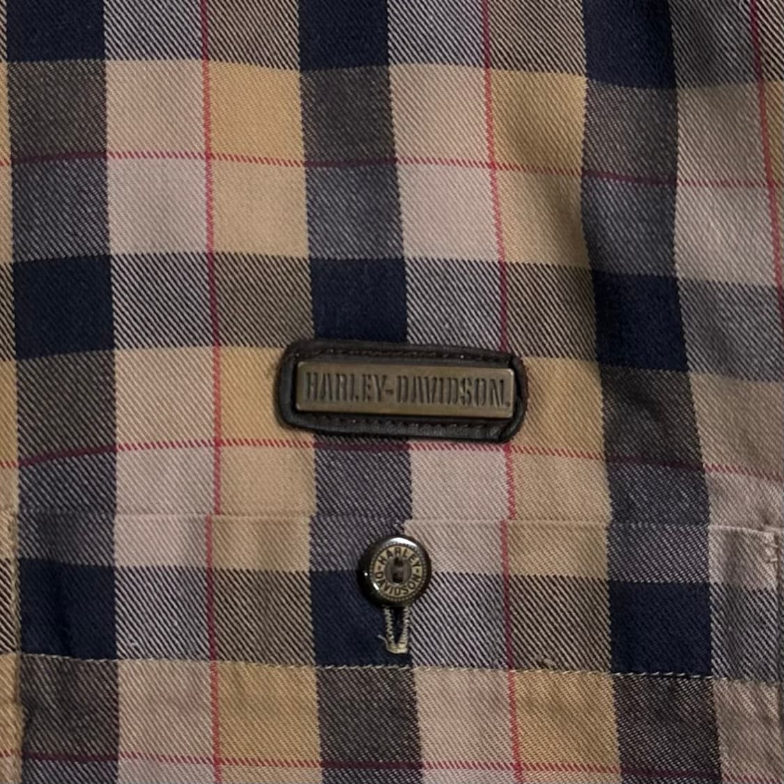 할리데이비슨 오버사이즈 체크 셔츠 상품이미지5