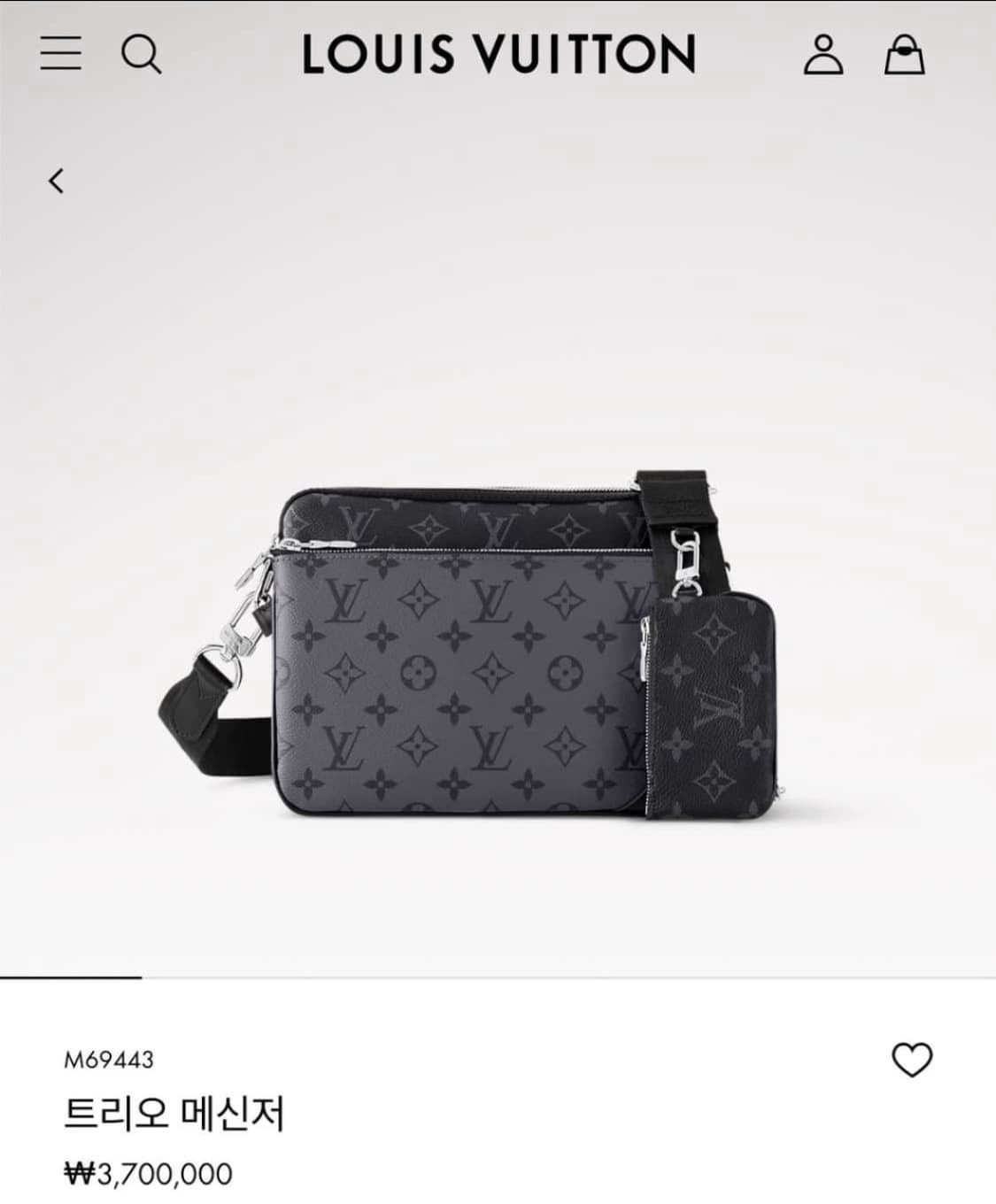 루이비통 모노그램 트리오 메신저 os 국내판 상품이미지5