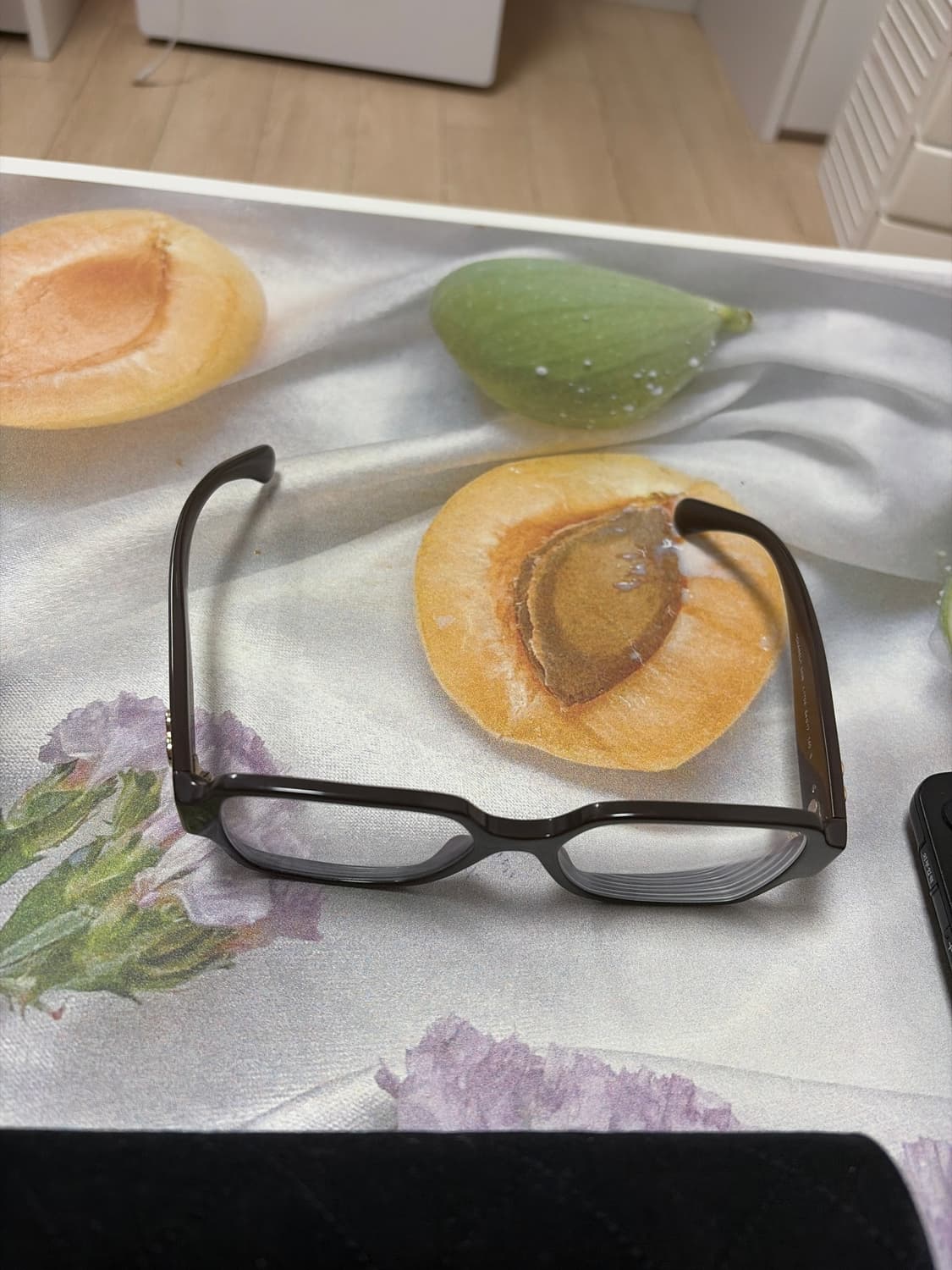 샤넬 하트 안경 브라운 54 상품이미지3