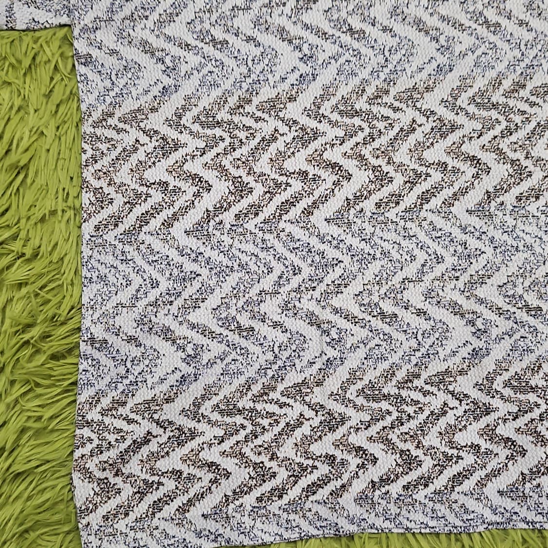 블랙앤화이트 패턴 반팔 카라티 L(XL추천) 상품이미지5