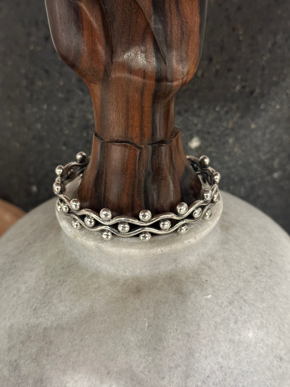 Ripple Dot 925Silver Bangle 상품이미지7