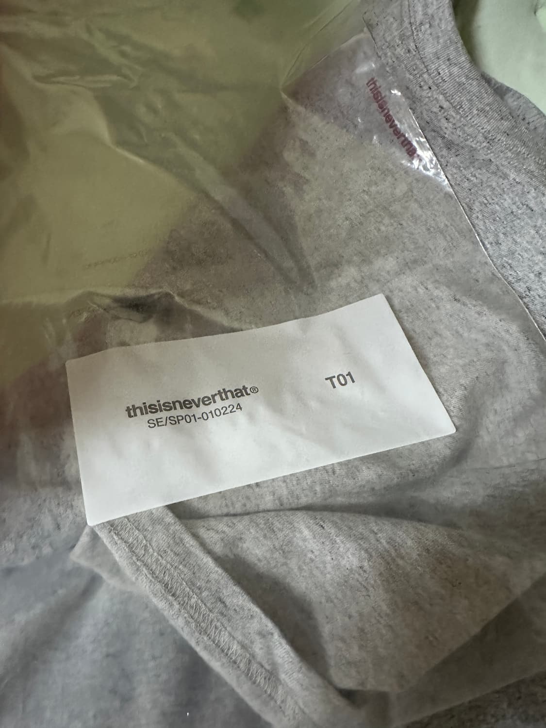 디스이즈네버댓 반팔 그레이 상품이미지4