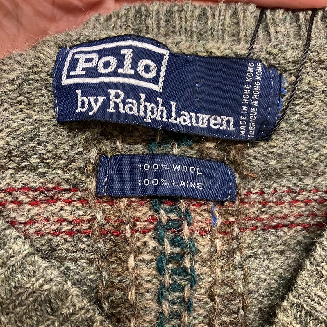 N77 폴로 체크 니트 상품이미지2