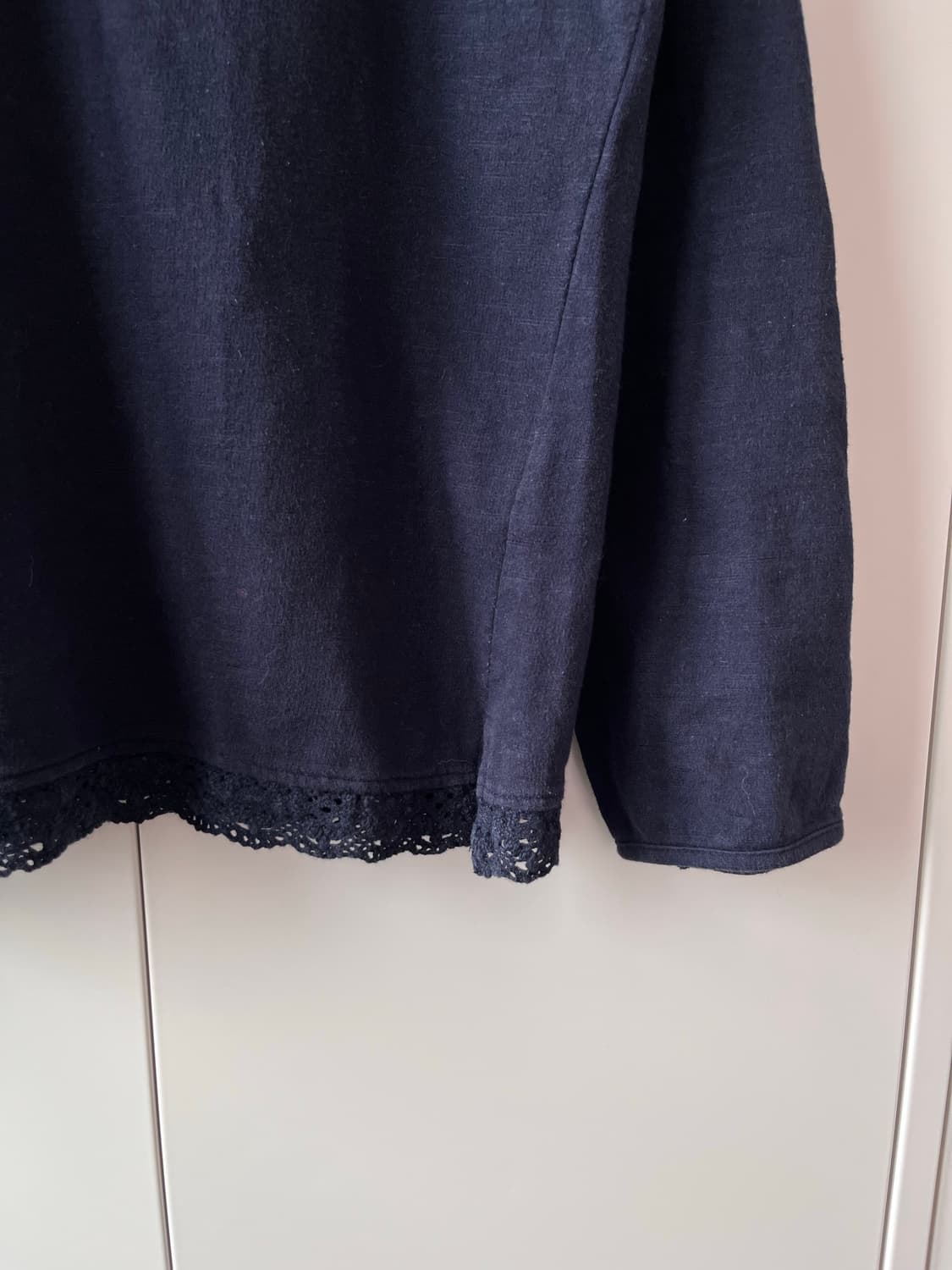 잔꽃 레이어드 목폴라 긴팔 롱 슬리브 상품이미지10